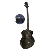 Bajo Electroacústico 4 Cuerdas Blast Negro Cutaway QAG-4295