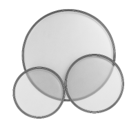 Set de Parches de Bateria Doble Capa Medida Estandar 12 ",13 y 16" Golpeador DH376ESTANDAR