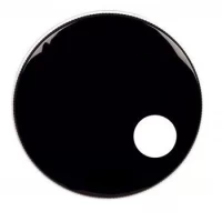 Parche 20 " frontal negro 1 capa con agujero
